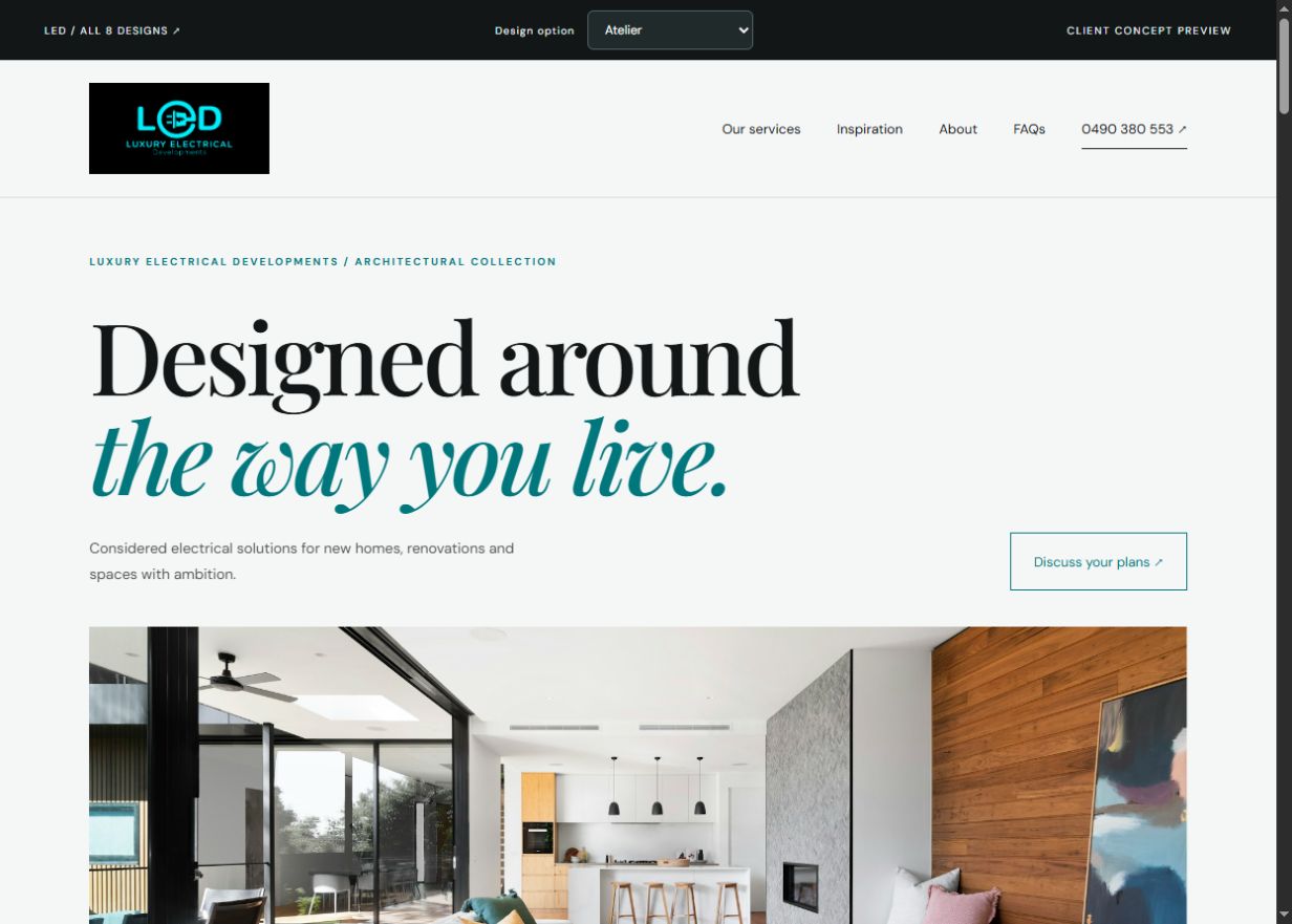 Atelier design preview inspiration