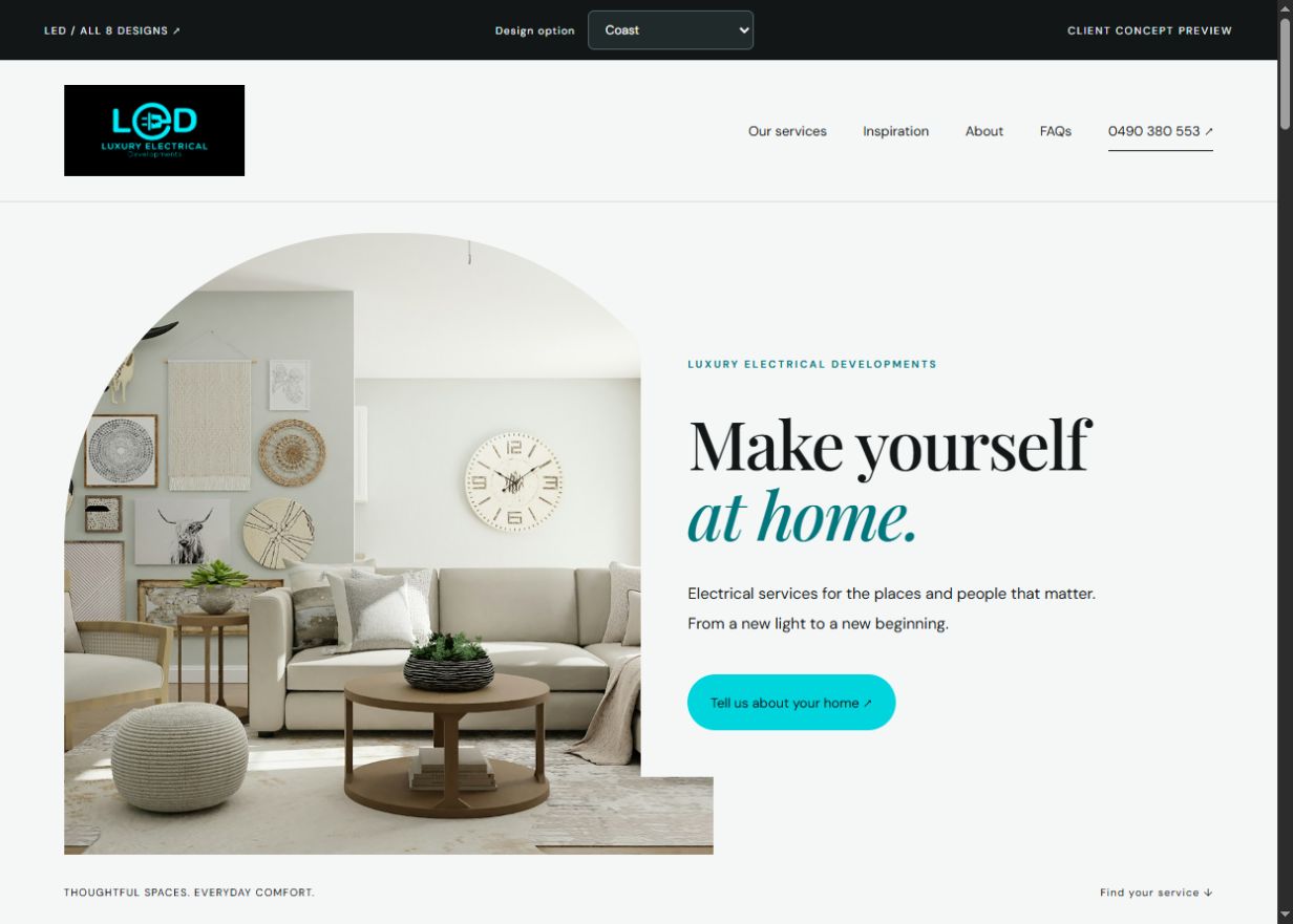 Coast design preview inspiration